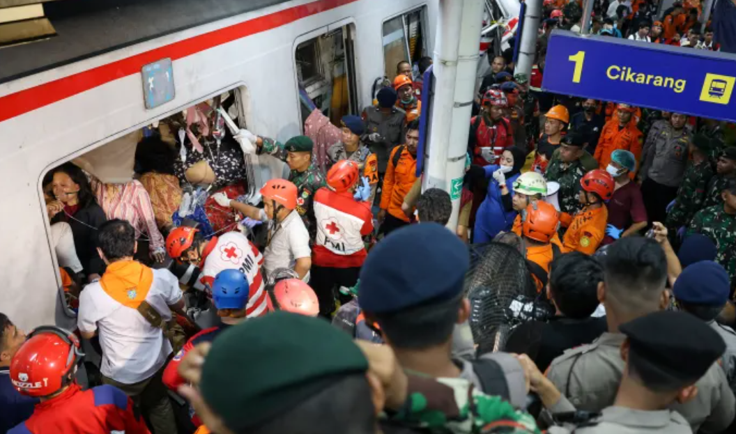 Indonesia Train Crash Jakarta