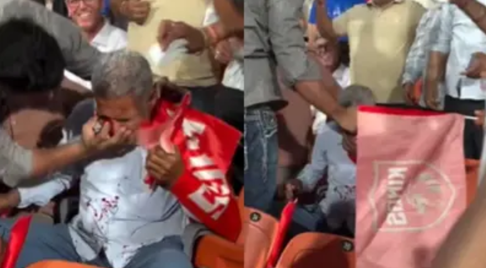 Fan Injured by Six IPL