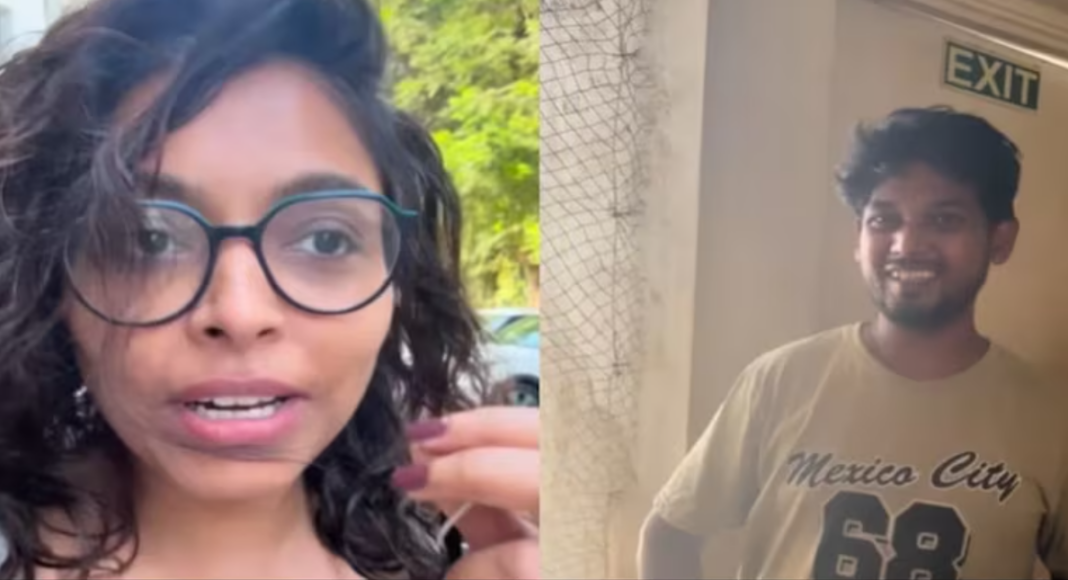 Delivery Worker Guards Open House