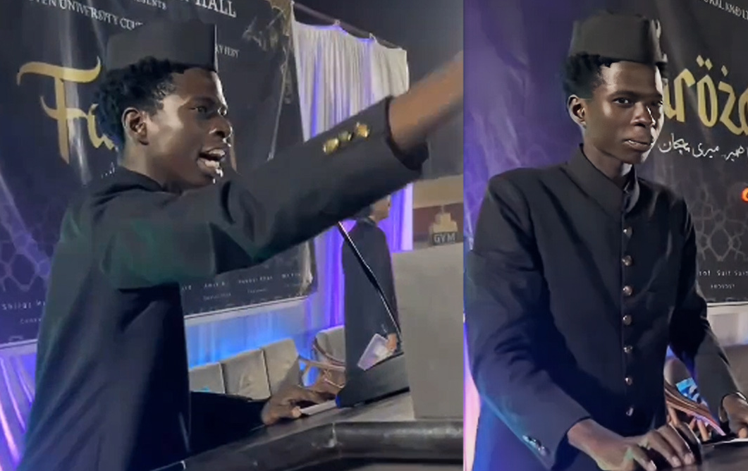 African Student Hindi Speech AMU