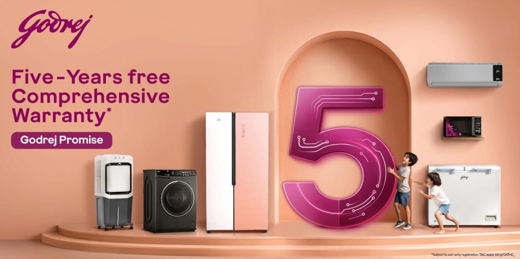 Godrej Promise Five Year Warranty