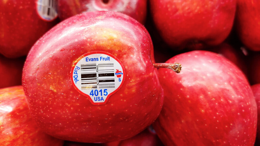 FSSAI Warning Fruit Stickers