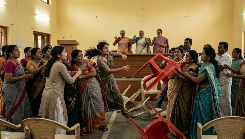 Tamil Nadu Congress Women's Meet Clash