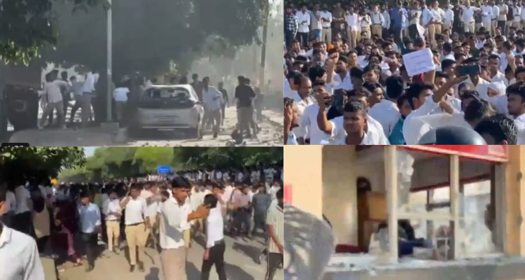 Noida Sector 80 Workers Protest