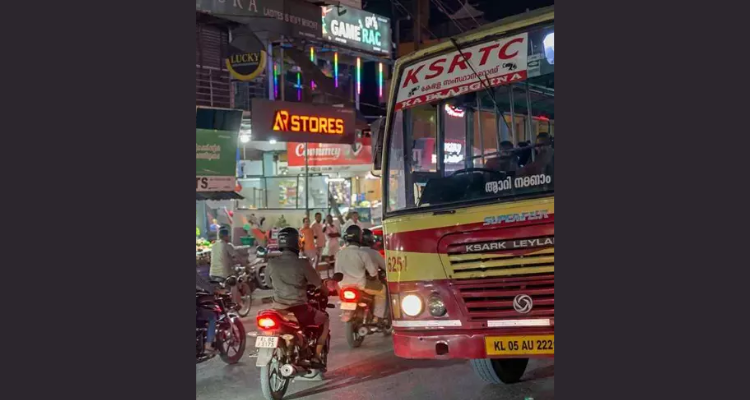 KSRTC Driver Protest