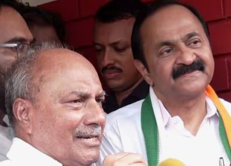 AK Antony Welcomes VD Satheesan