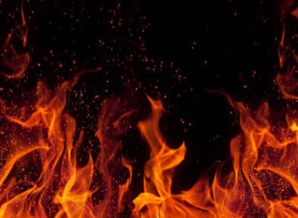 Private Bus Catches Fire