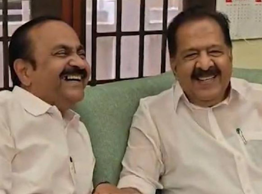 VD Satheesan Visits Ramesh Chennithala