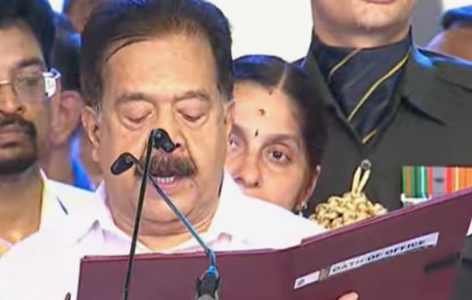Ramesh Chennithala Sworn In