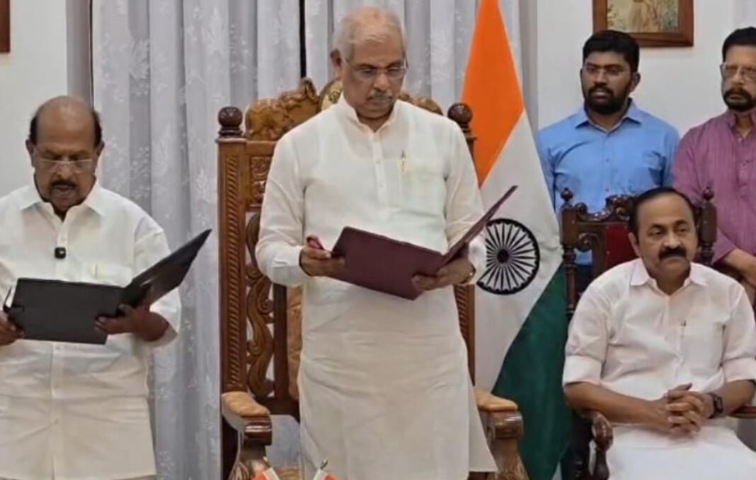 G Sudhakaran Takes Oath