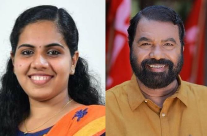 Arya Rajendran Slams V Sivankutty