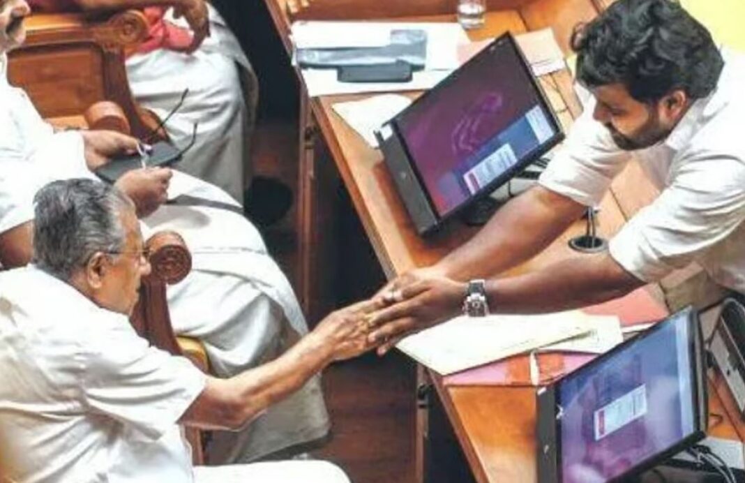 A D Thomas Greets Pinarayi Vijayan