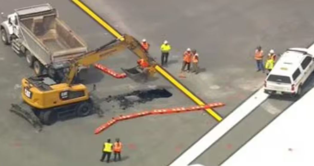 New York LaGuardia Airport Sinkhole