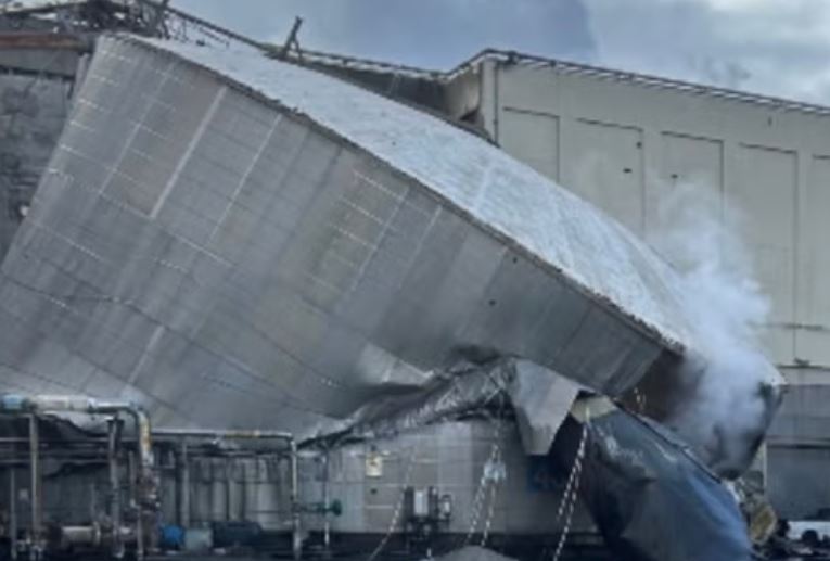 Washington Paper Mill Chemical Tank Implosion