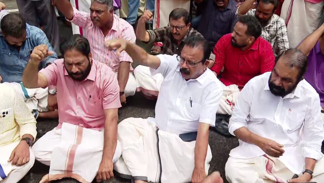 CPIM Senior Leaders Sit In Protest