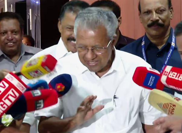 Pinarayi Vijayan Reaction