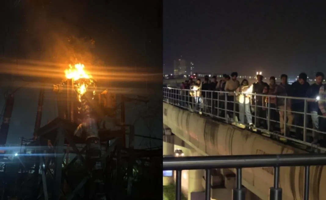 Gurugram metro disrupted