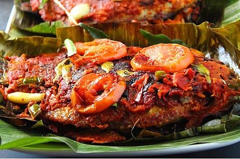 Karimeen Pollichathu