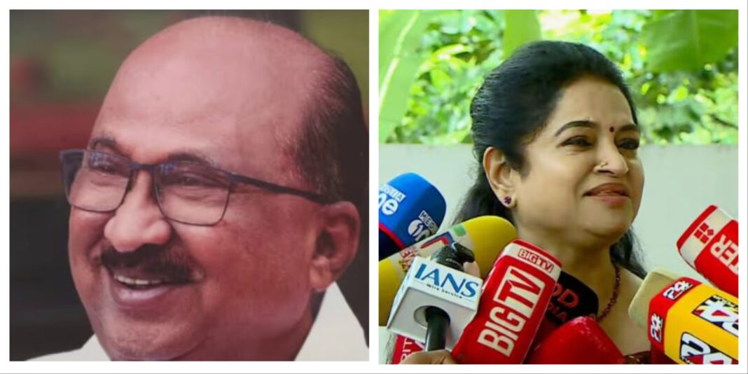 Padmaja Venugopal Slams KV Thomas