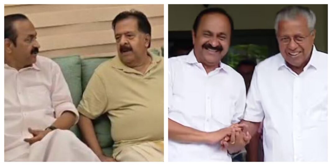 VD Satheesan Meets Ramesh Chennithala