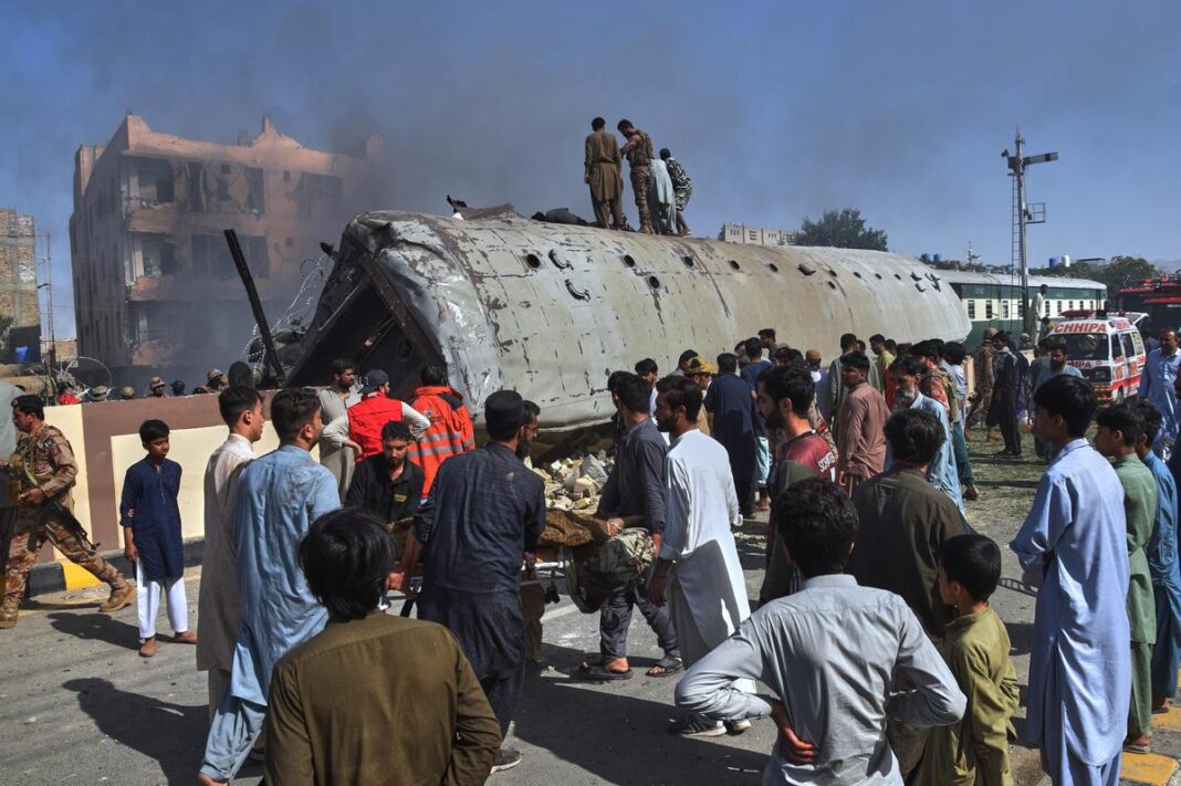 Balochistan railway track blast