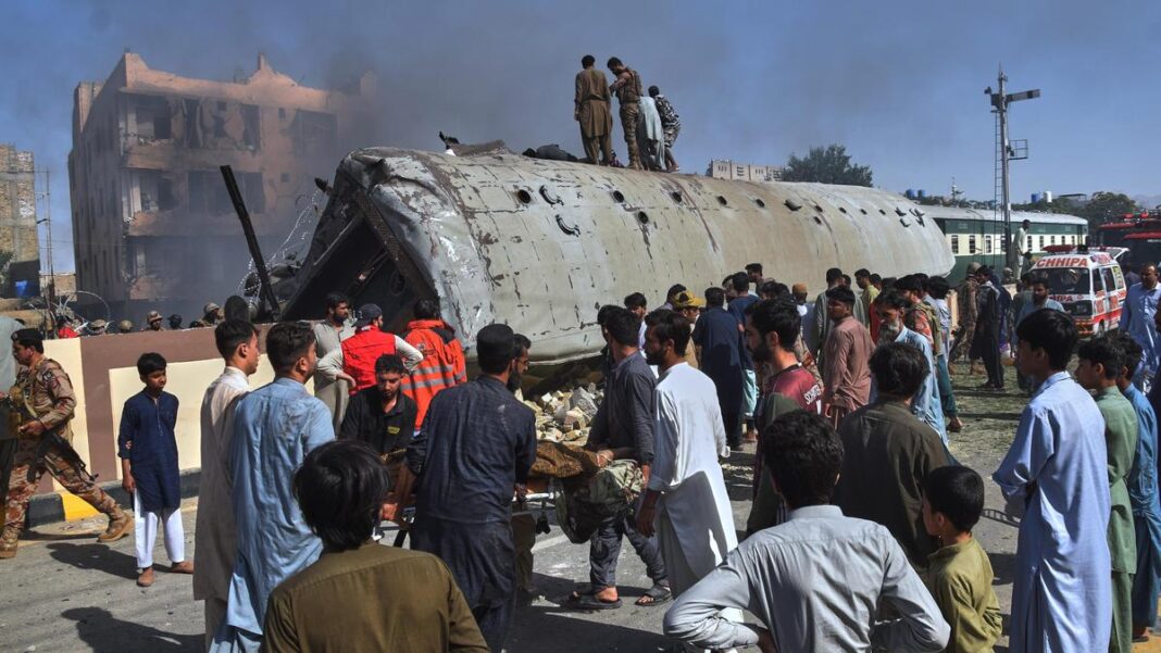 Pakistan train blast Balochistan