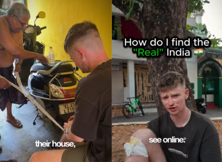 Locals Help Injured Foreigner