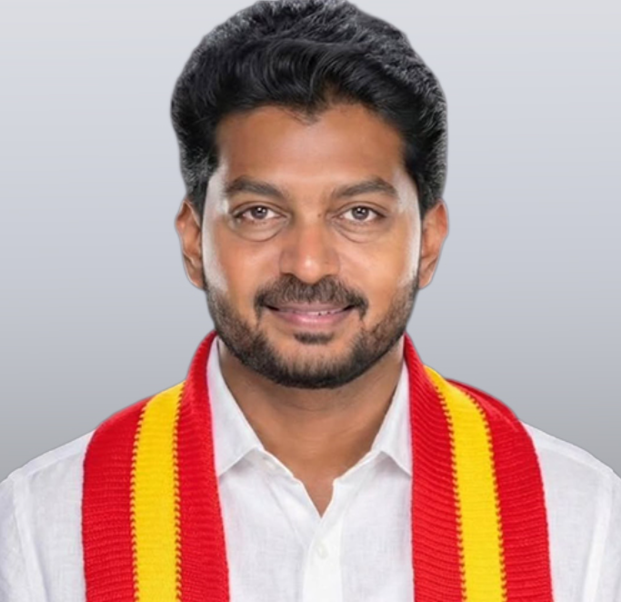 TVK Candidate Dr Prabhu Lead Karaikudi