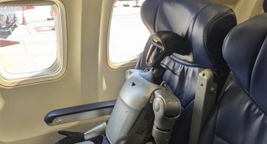 Robot passenger Southwest Airlines delay