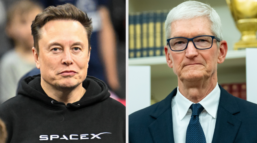 elon musk and tim cook