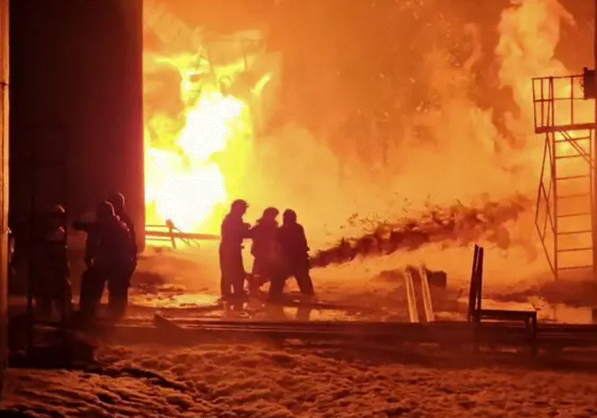 Ukrainian Drone Strikes Russian Refineries