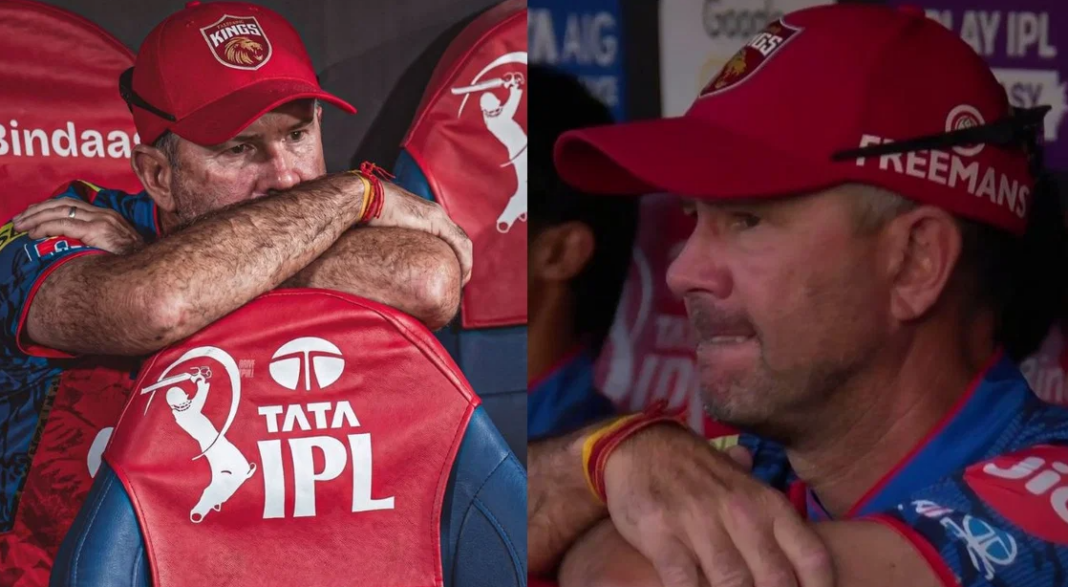 Ricky Ponting Heartbroken Punjab Kings Dugout