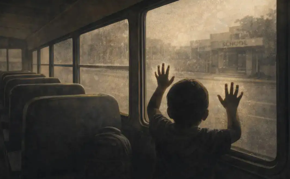 Woman Abandons Children On Bus
