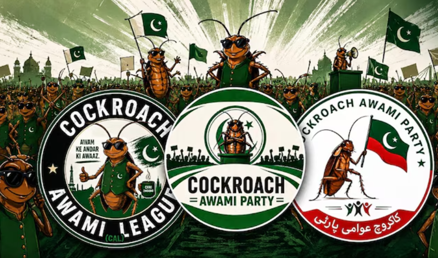 Cockroach Janata Party Pakistan Online
