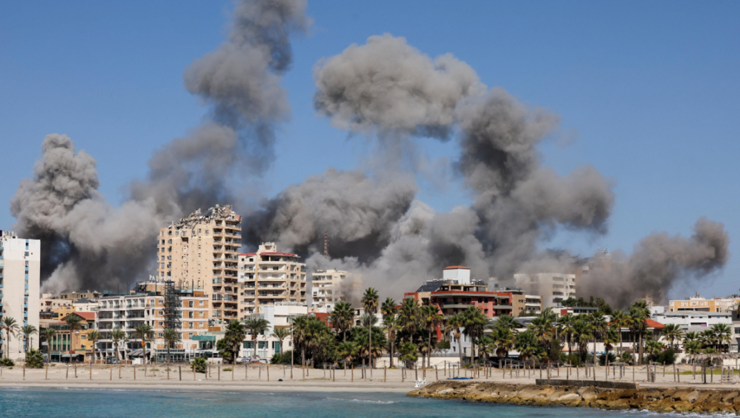 Israeli Air Strike Tyre Lebanon