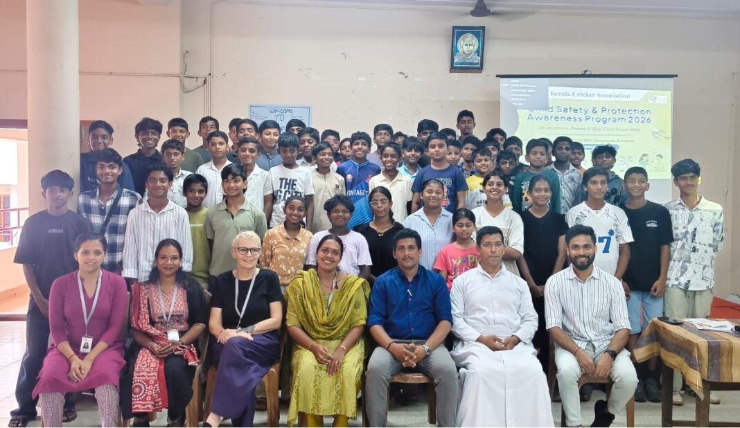 Kerala Cricket Association child safety camp