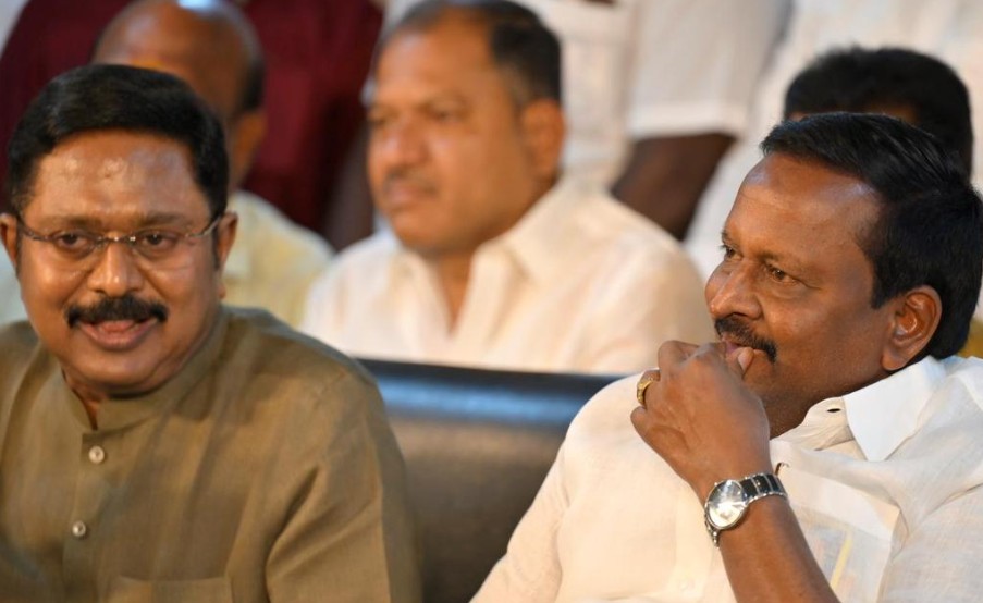 S Kamaraj Mannargudi MLA Expelled