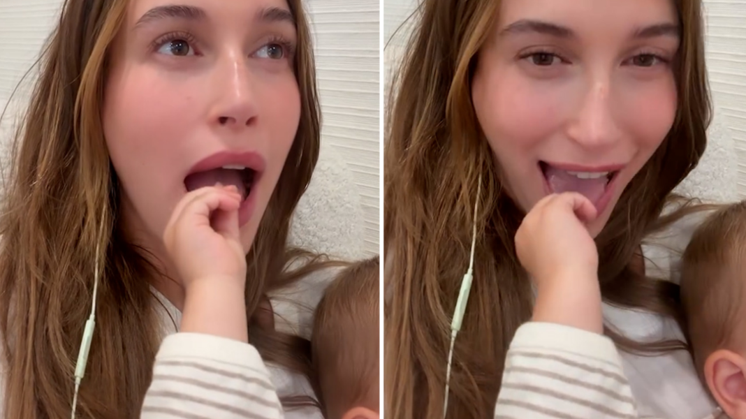 Hailey Bieber Son Video