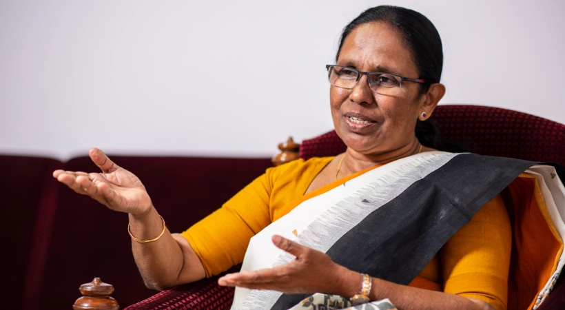 K.K. Shailaja Facebook Post