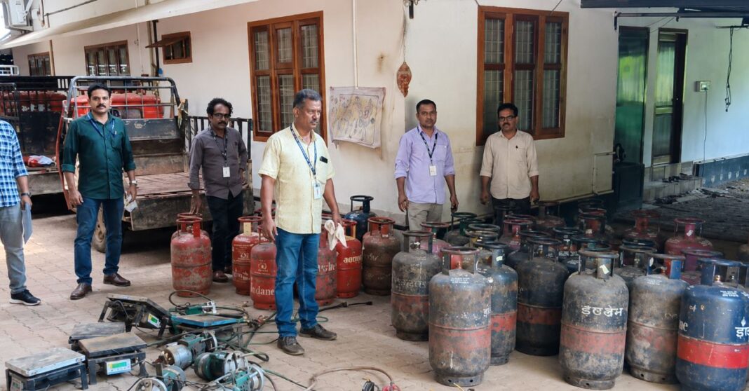 Illegal Gas Filling Omassery