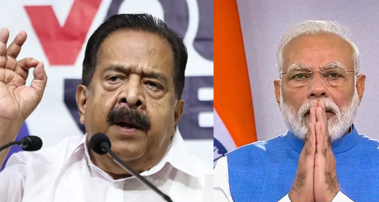 Ramesh Chennithala vs PM Modi