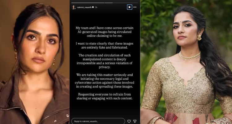 Rukmini Vasanth deepfake video