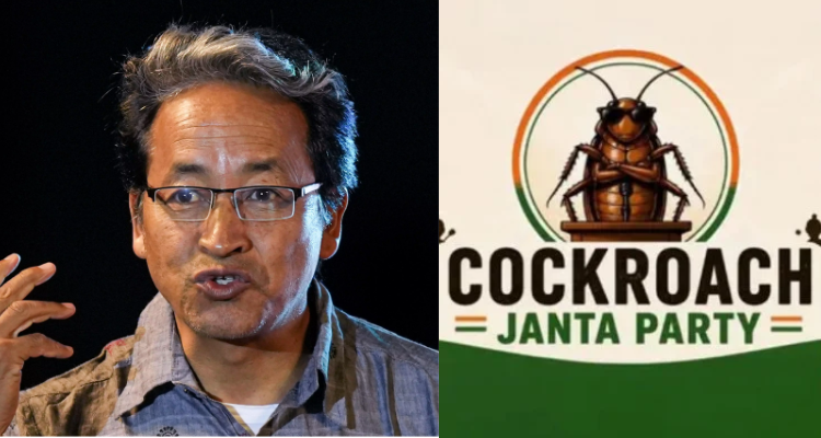 Sonam Wangchuk Cockroach Janata Party CJP protest