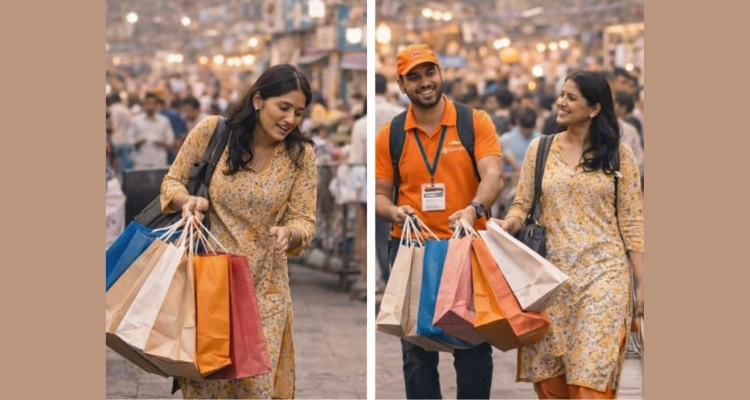 Delhi startup shopping bag helper