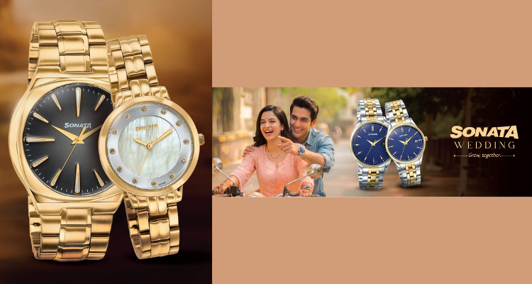 Sonata new wedding collection watches