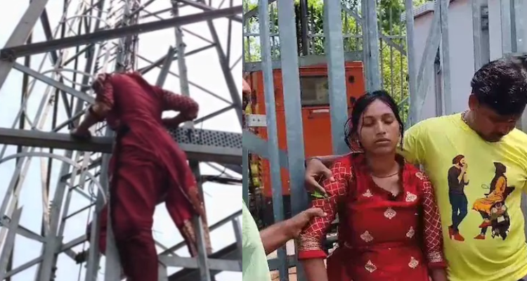 Dhanbad mobile tower protest