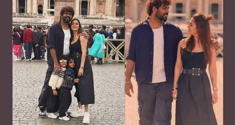 Nayanthara Vatican City vacation