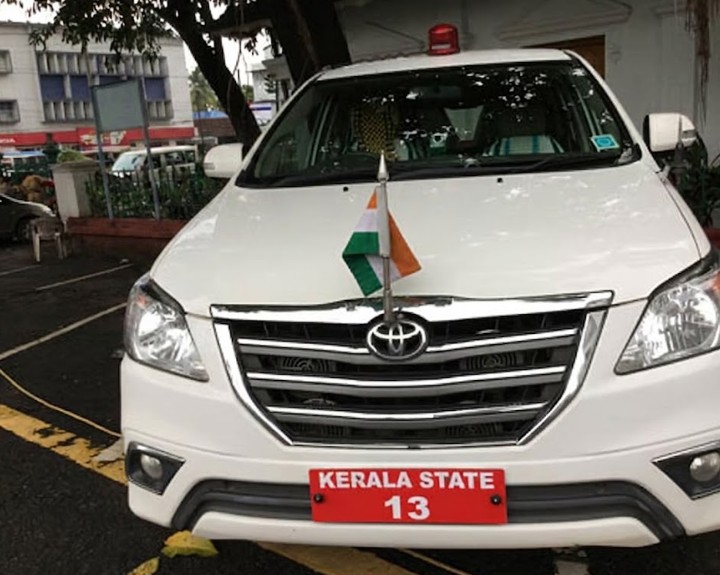 Kerala minister number 13 car controversy