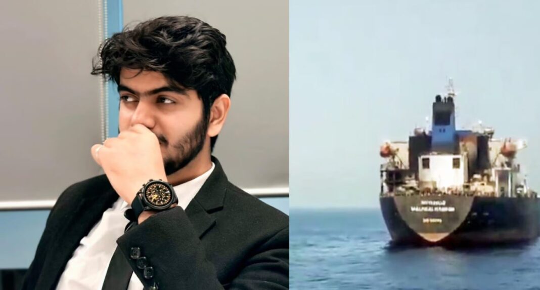 Indian seafarer Aditya Sharma