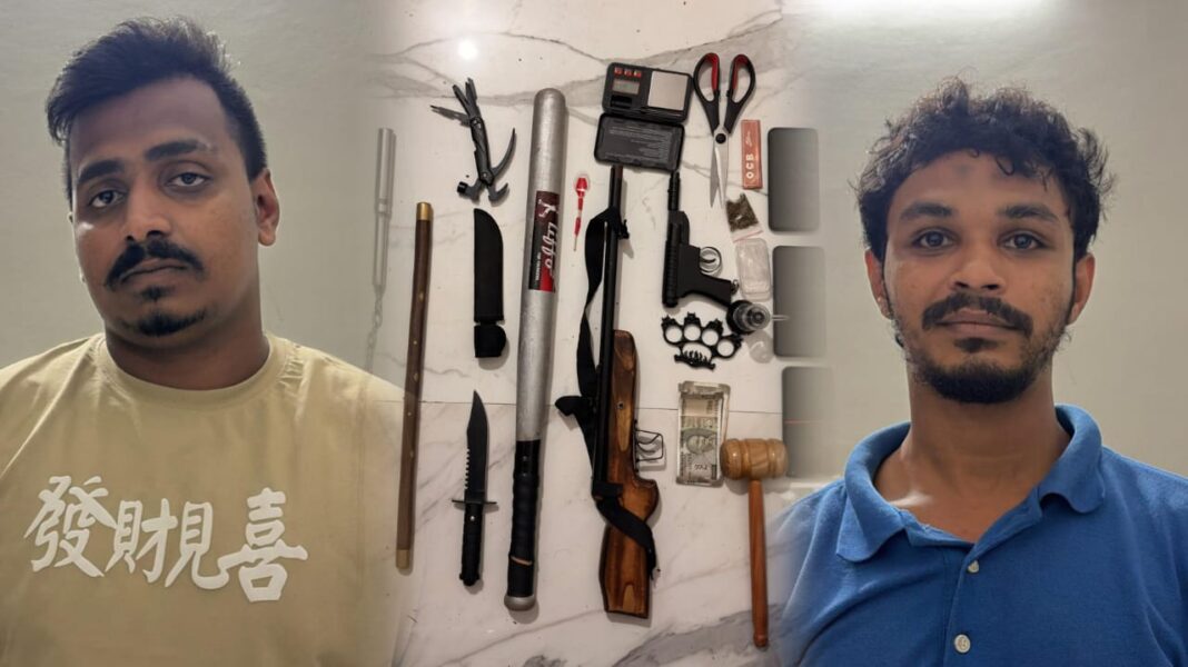 Weapons And Drugs Seized